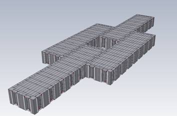 Large and Small Barge Layout